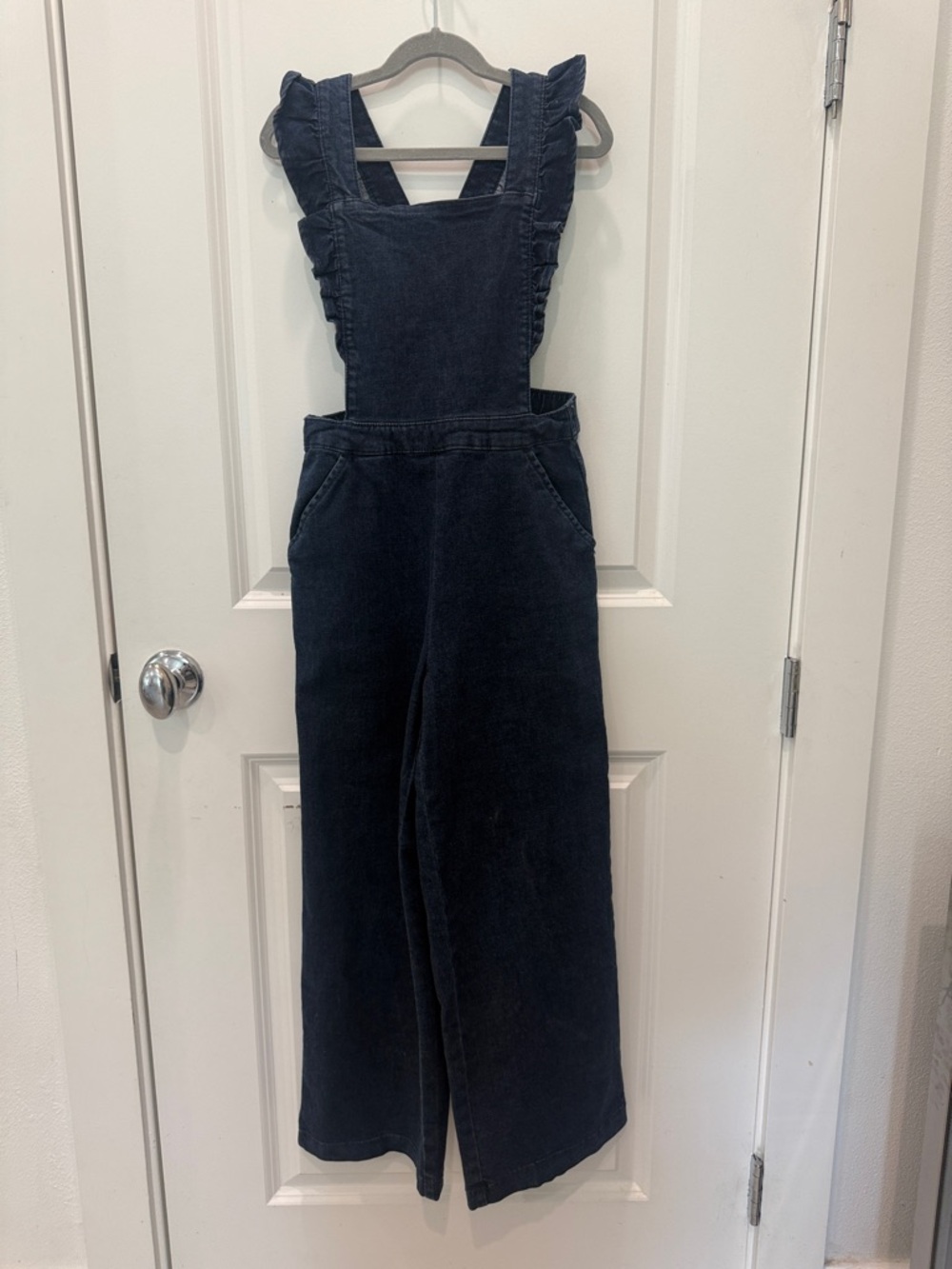 Hanna Andersson girls size 10 denim overalls